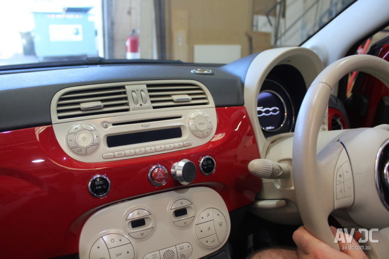 Fiat 500 CarPlay Upgrade AVDC Adelaide, South Australia